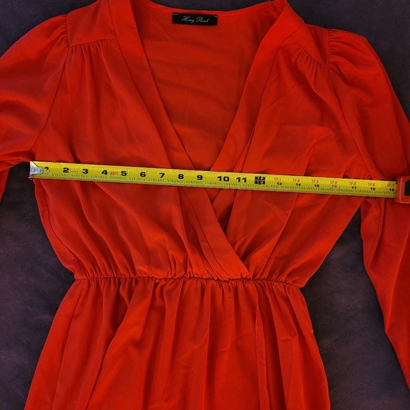 Honey Punch Red Dress. - Picture 6 of 8